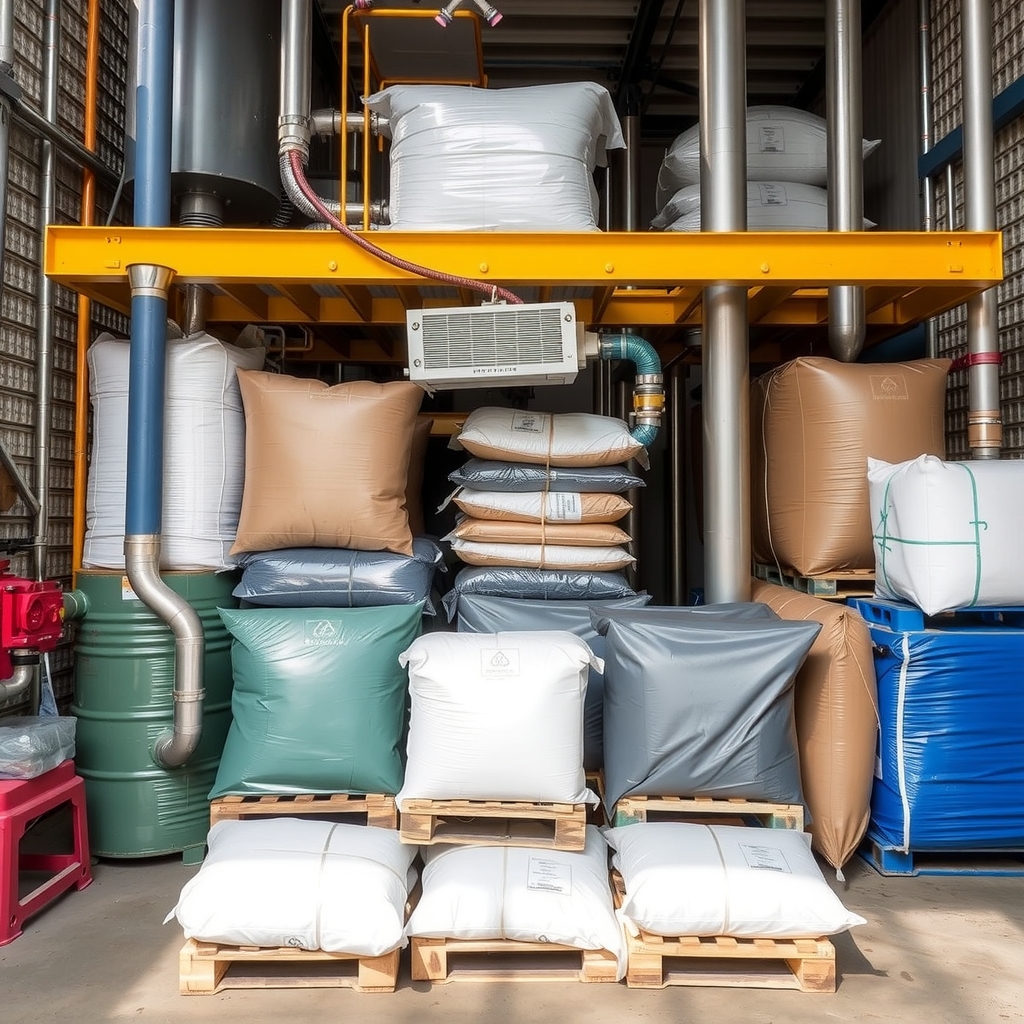 Các loại vật liệu đệm trong tháp xử lý khí 