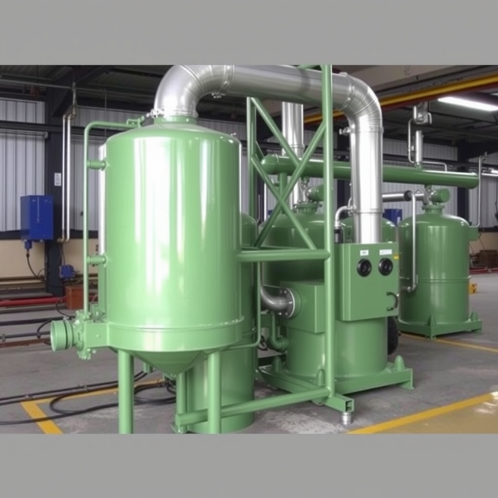 Hệ thống xử lý khí thải nhà máy cao su 