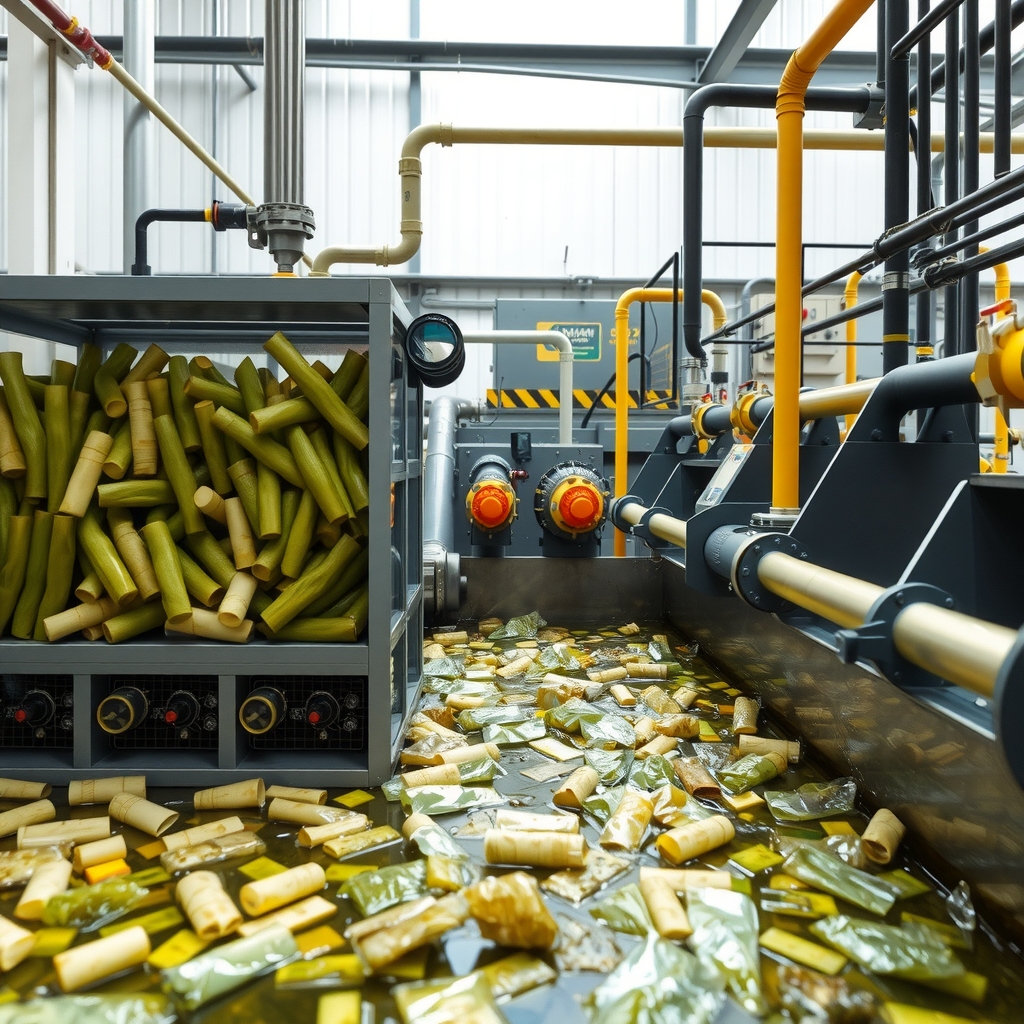 Quy trình xử lý khí thải sinh học tại nhà máy 