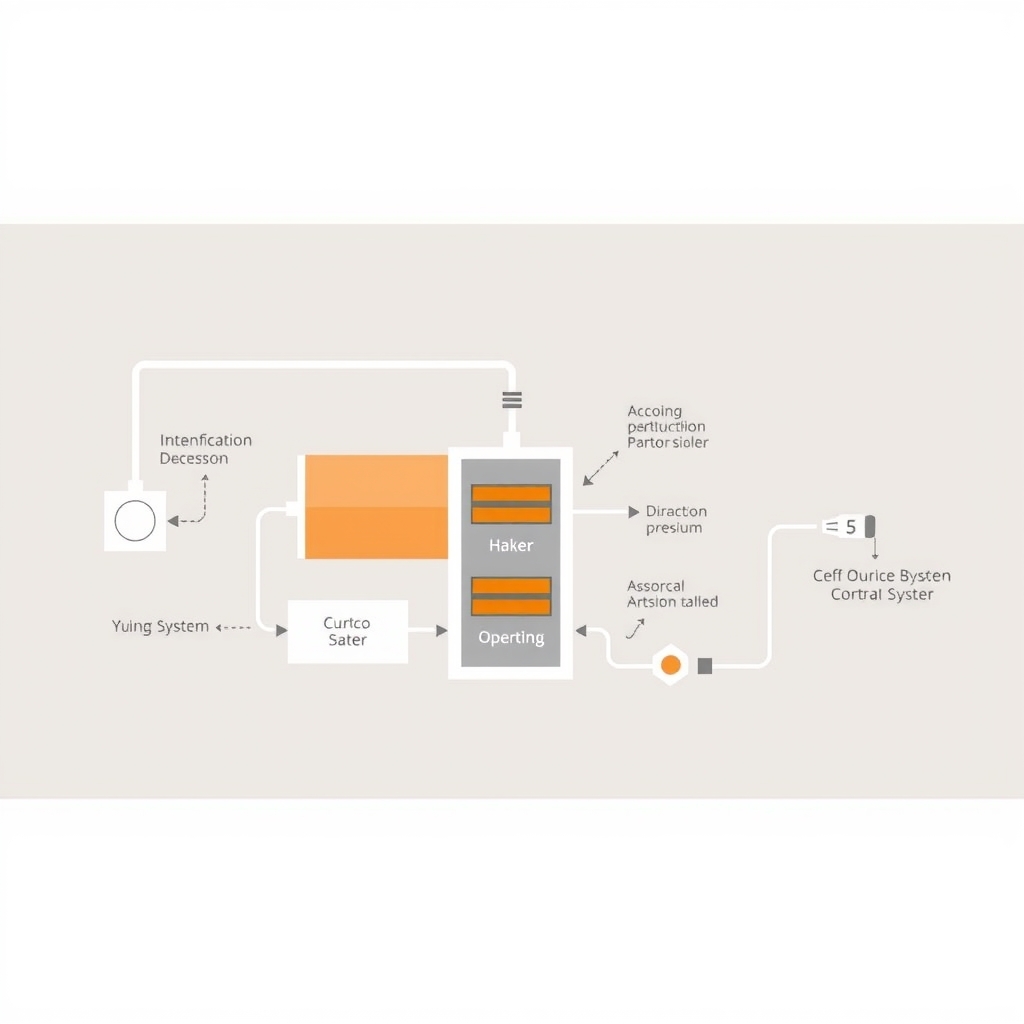 Sơ đồ nguyên lý hoạt động của hệ thống thiêu đốt 