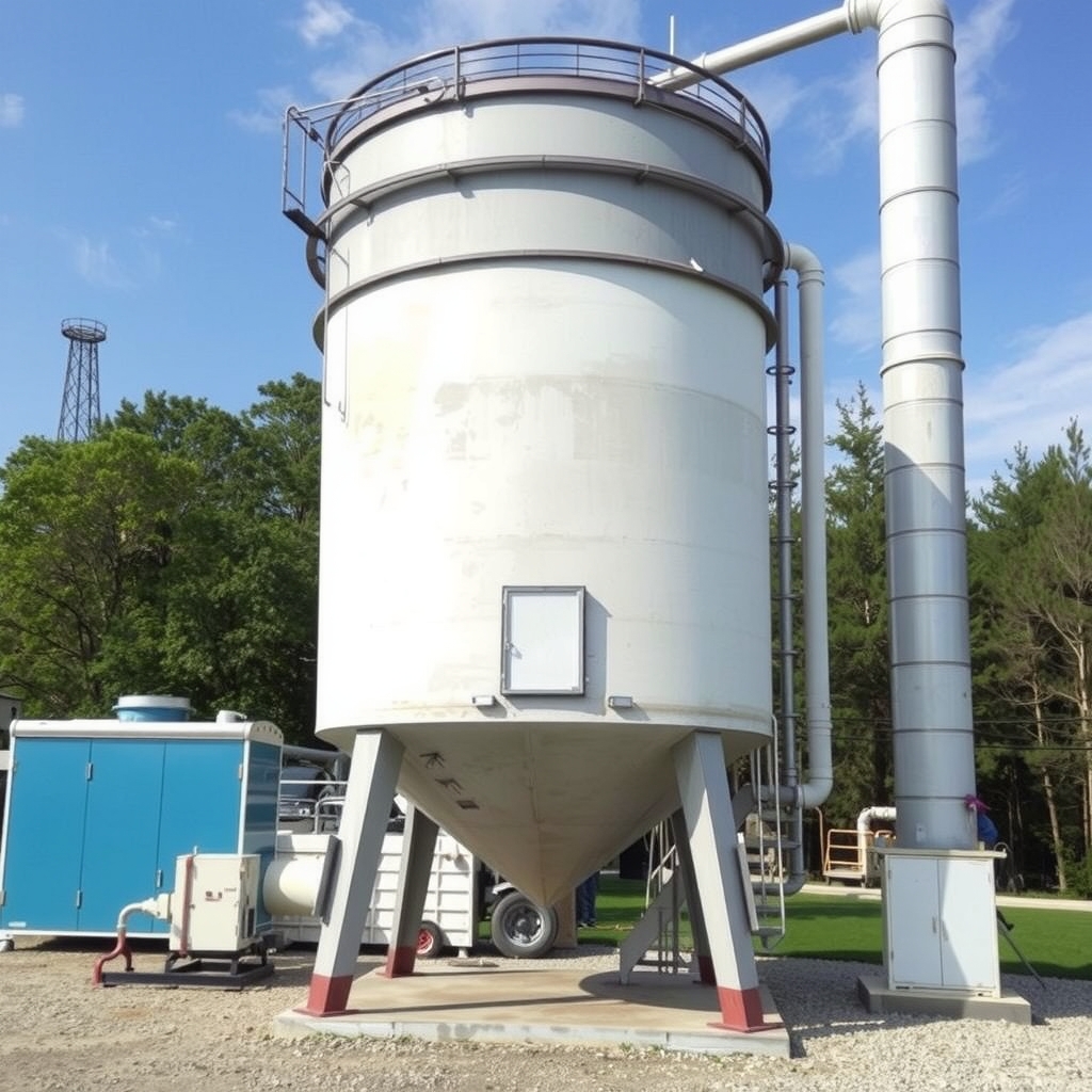 Tháp hấp thụ khí thải công nghiệp 