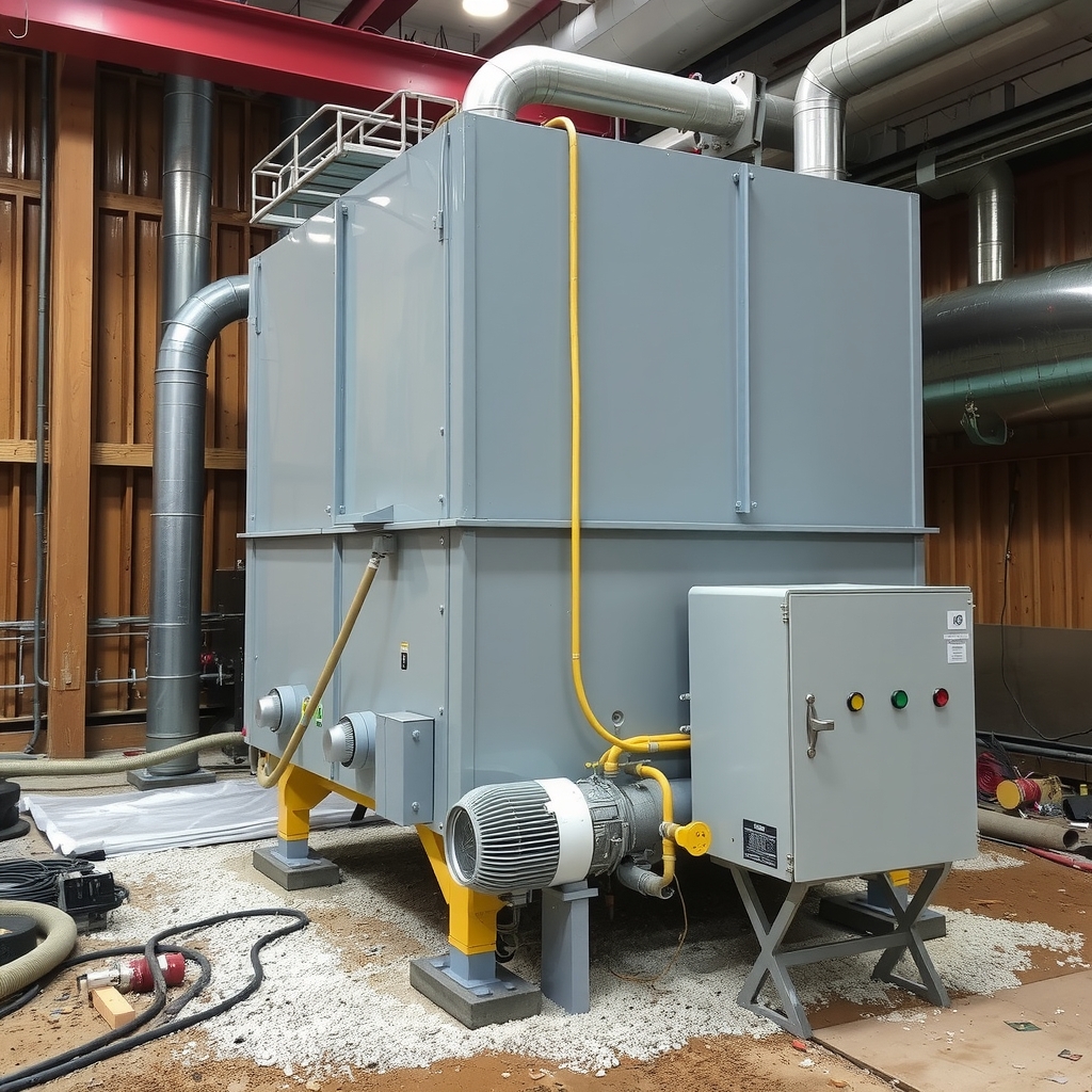 Thiết bị lọc tĩnh điện ướt Dr.Air tại một dự án xử lý khí thải 