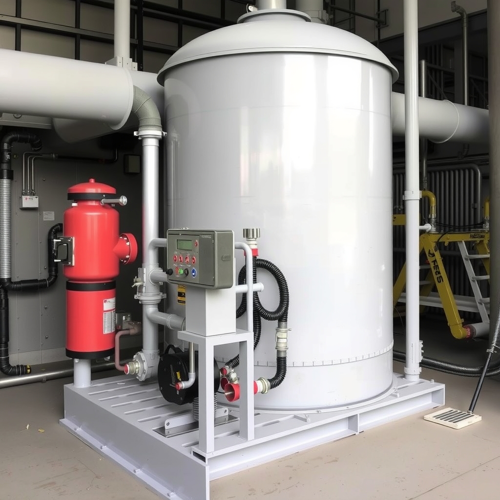 Thiết bị xử lý khí thải bằng phương pháp hóa học 