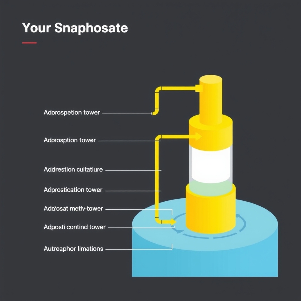 Sơ đồ nguyên lý tháp hấp phụ 