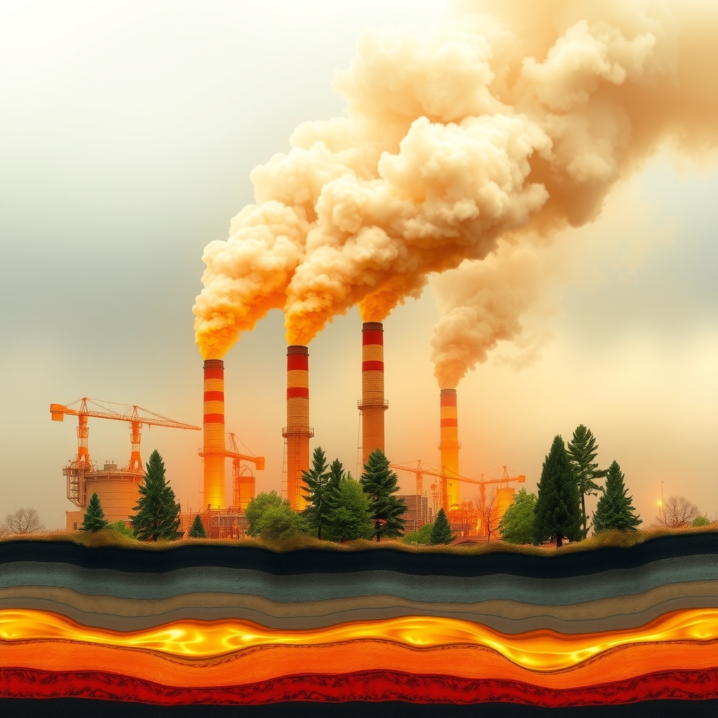 Tác động của khí thải axit đến môi trường 