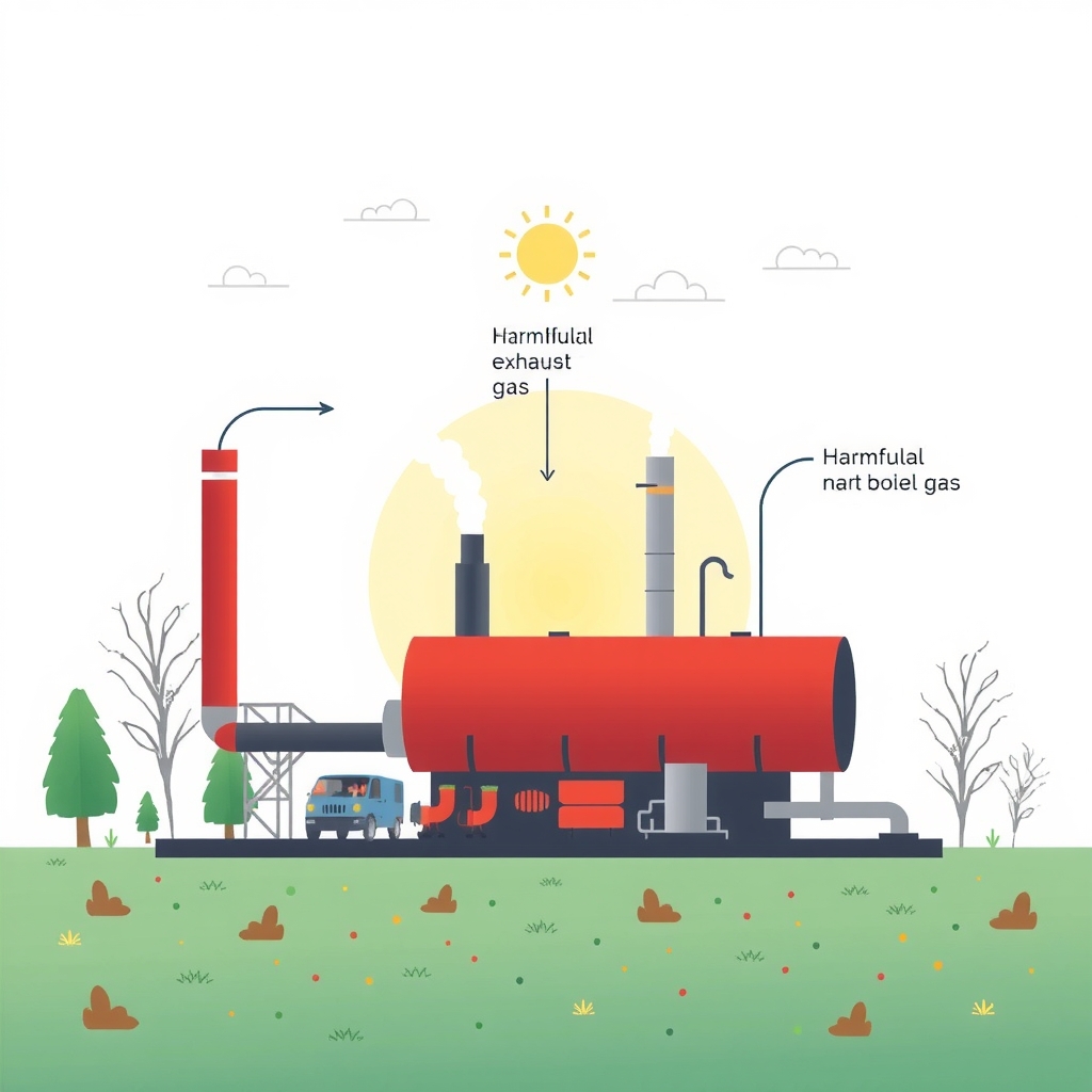 Tác hại của khí thải lò hơi đến môi trường 