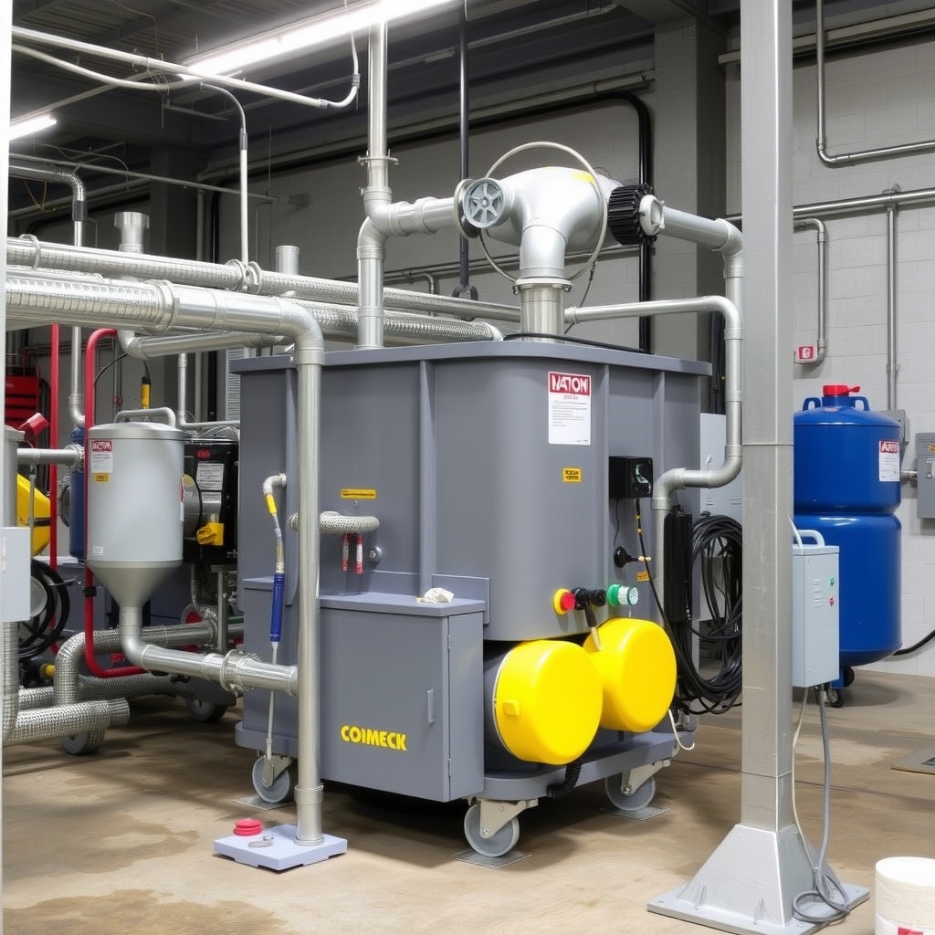 Tháp hấp thụ khí thải 