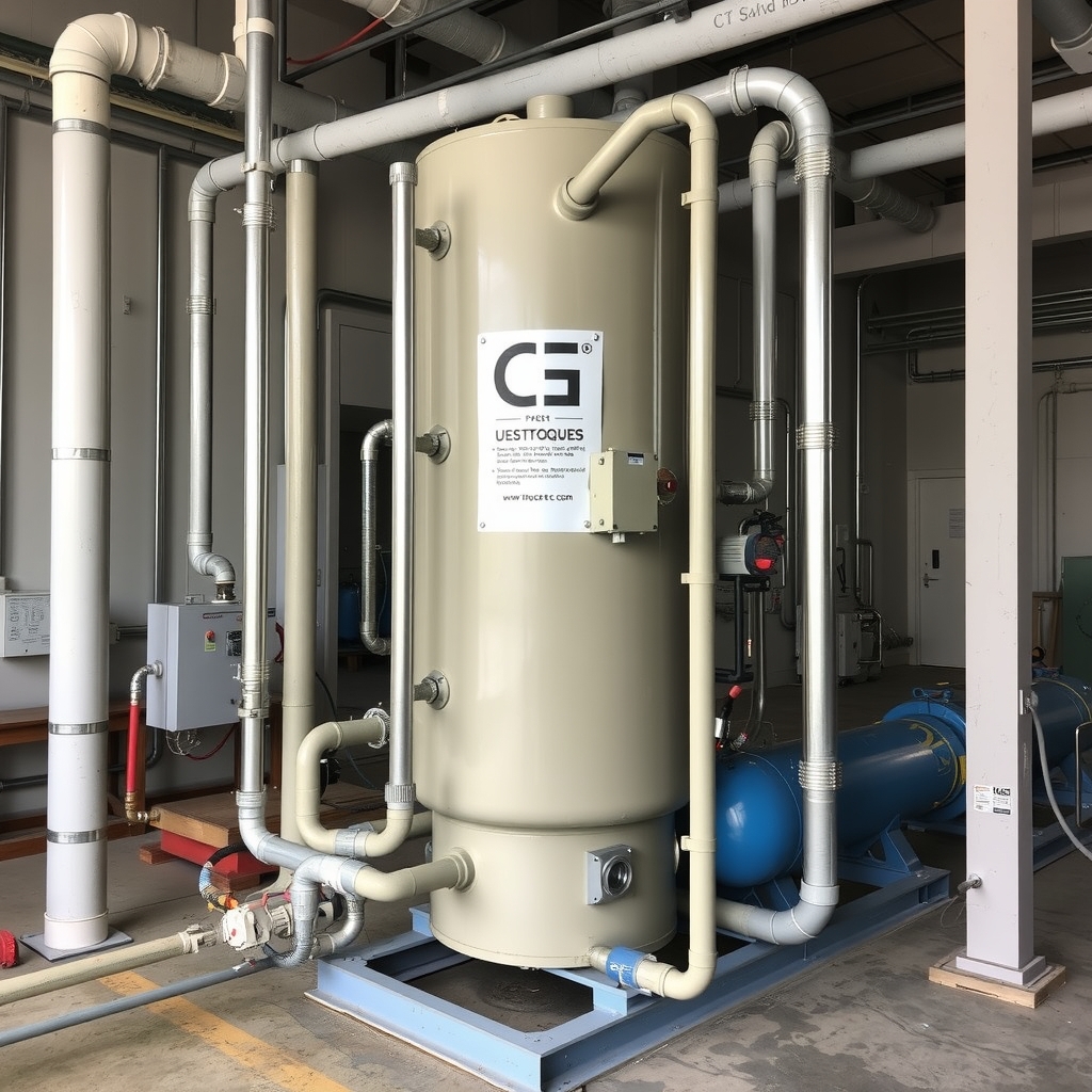 Tháp rửa khí xử lý khí độc vô cơ 