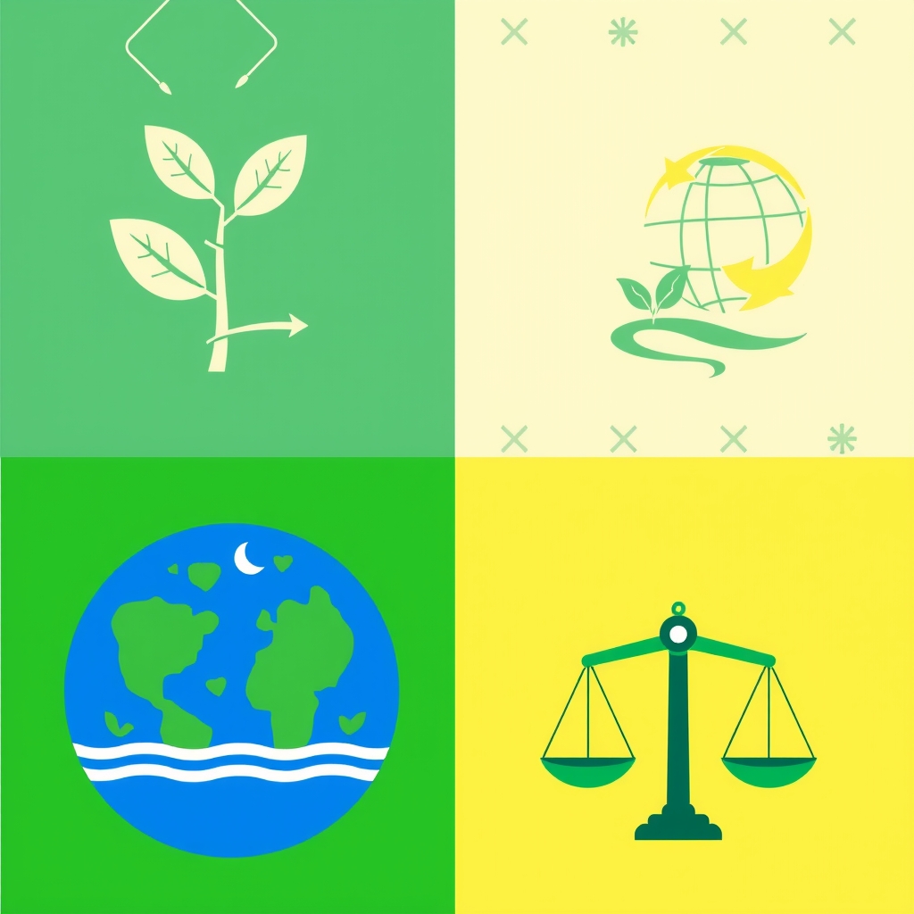 Biểu tượng pháp luật và quy định môi trường 