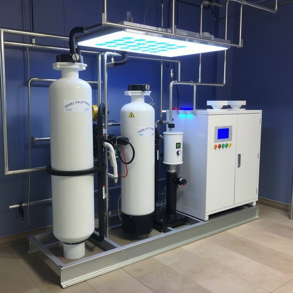 Hệ thống khử trùng nước thải bằng UV 