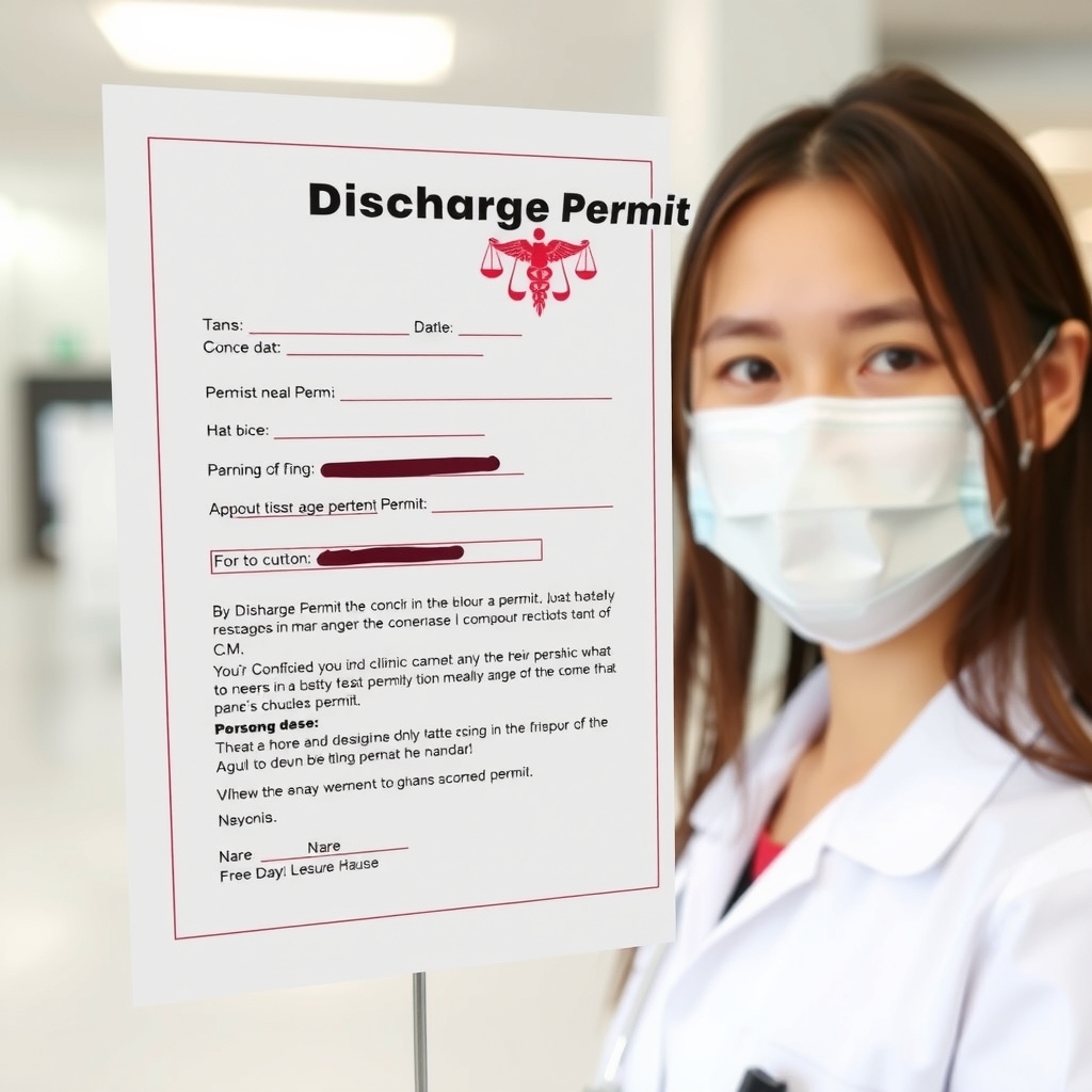 Giấy phép xả thải cho phòng khám 