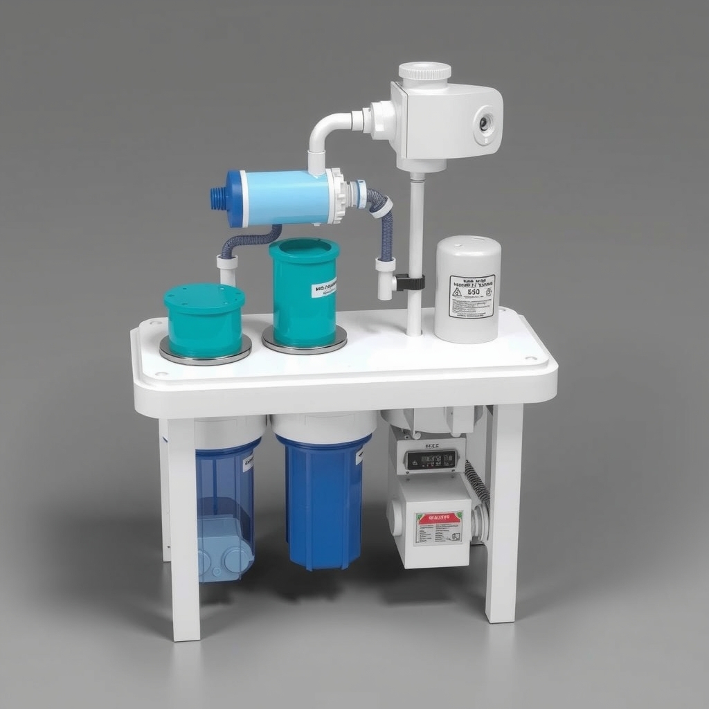 Hệ thống xử lý nước thải y tế mini với thiết kế nhỏ gọn 