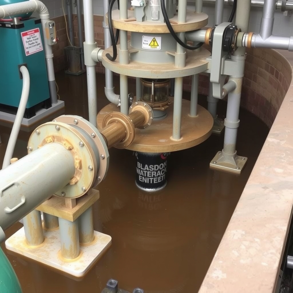 Máy ép bùn trong hệ thống xử lý nước thải 