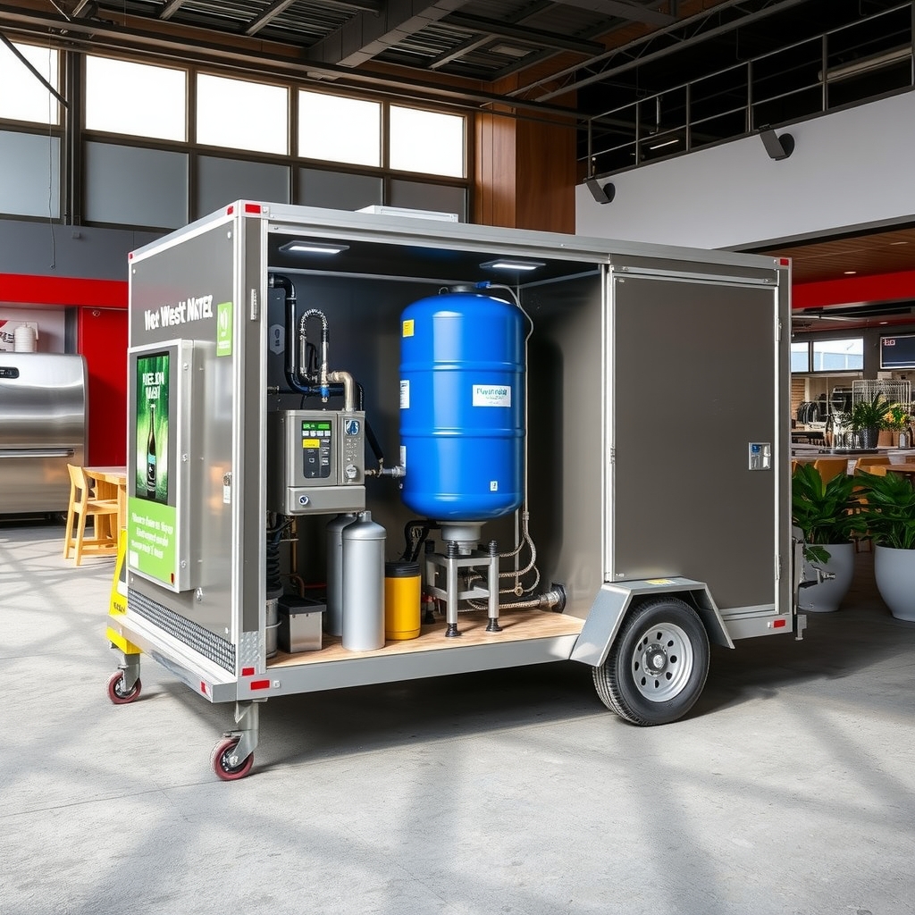 Module xử lý nước thải di động cho nhà hàng 