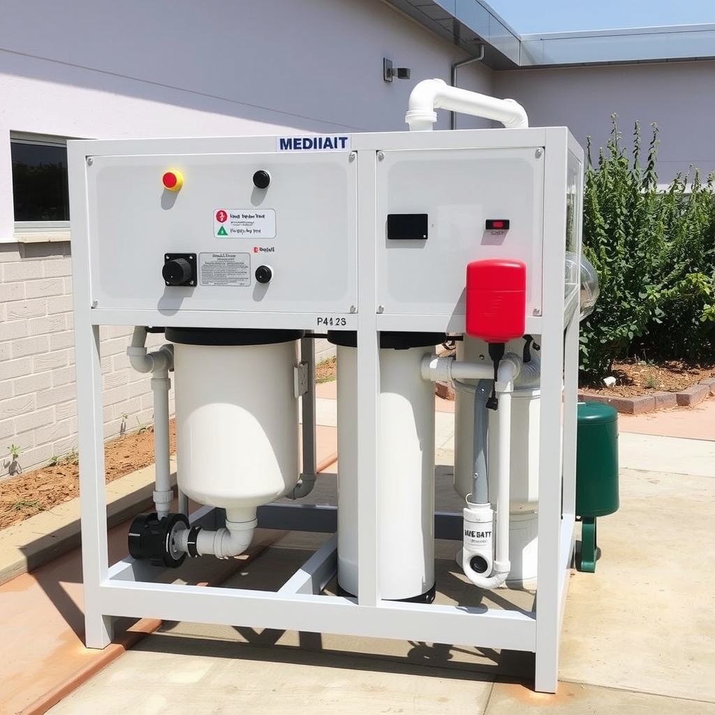 Module xử lý nước thải y tế phòng khám có công suất 5m3/ngày đêm 