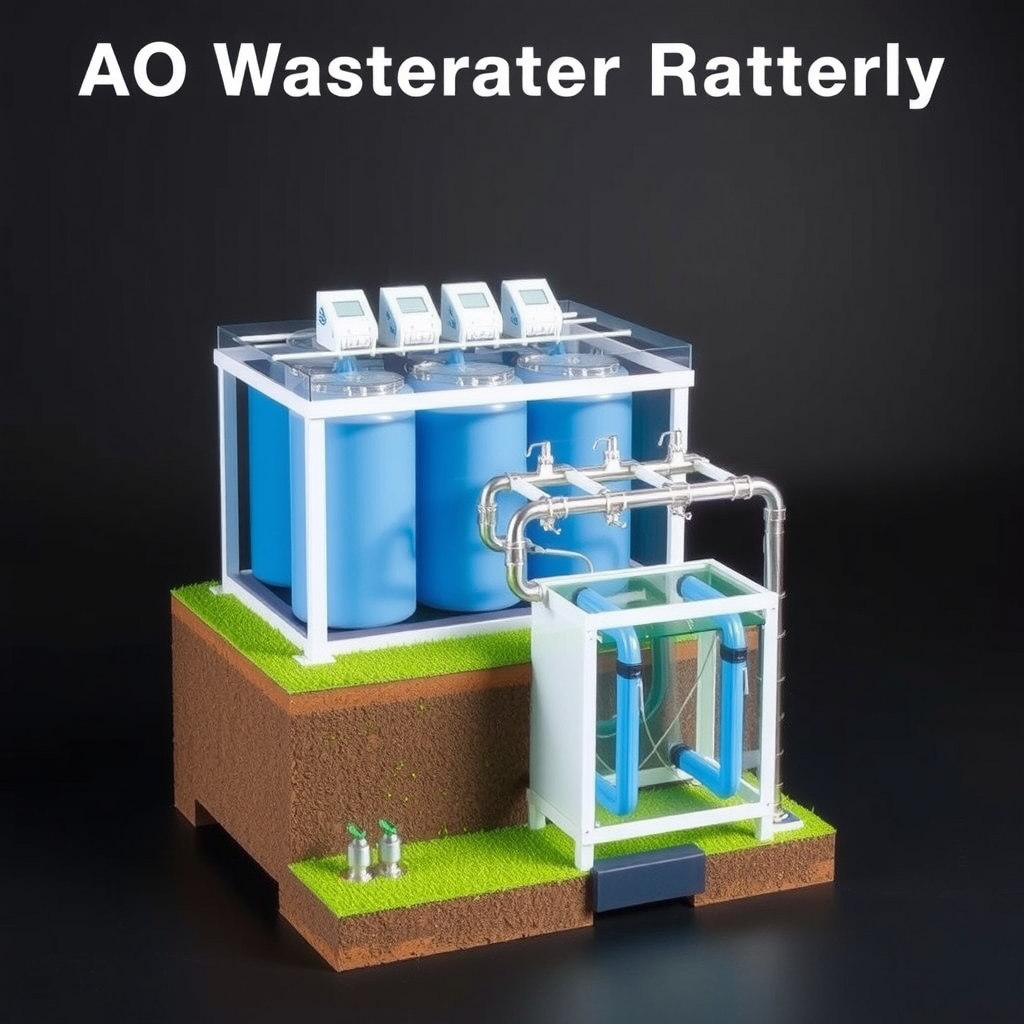 Mô hình công nghệ xử lý nước thải AO 