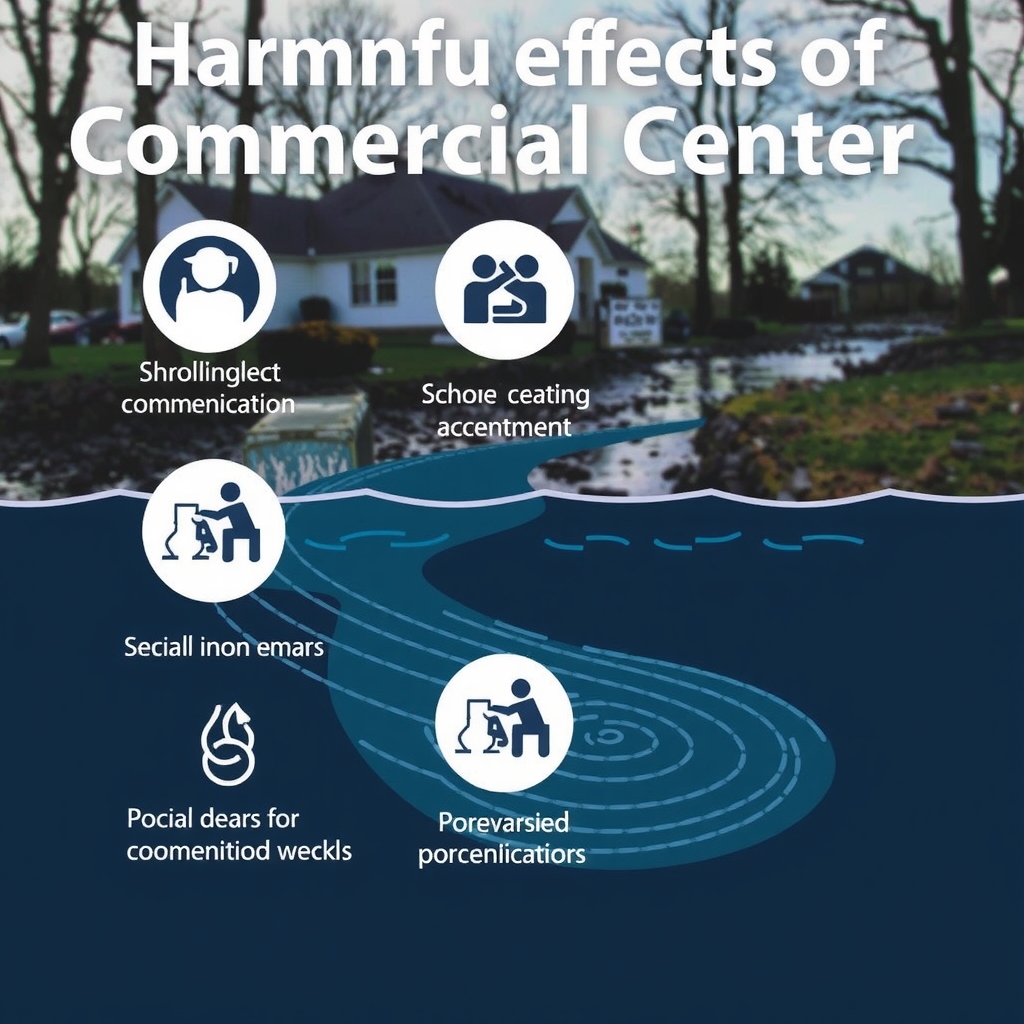 Tác hại của nước thải trung tâm thương mại 