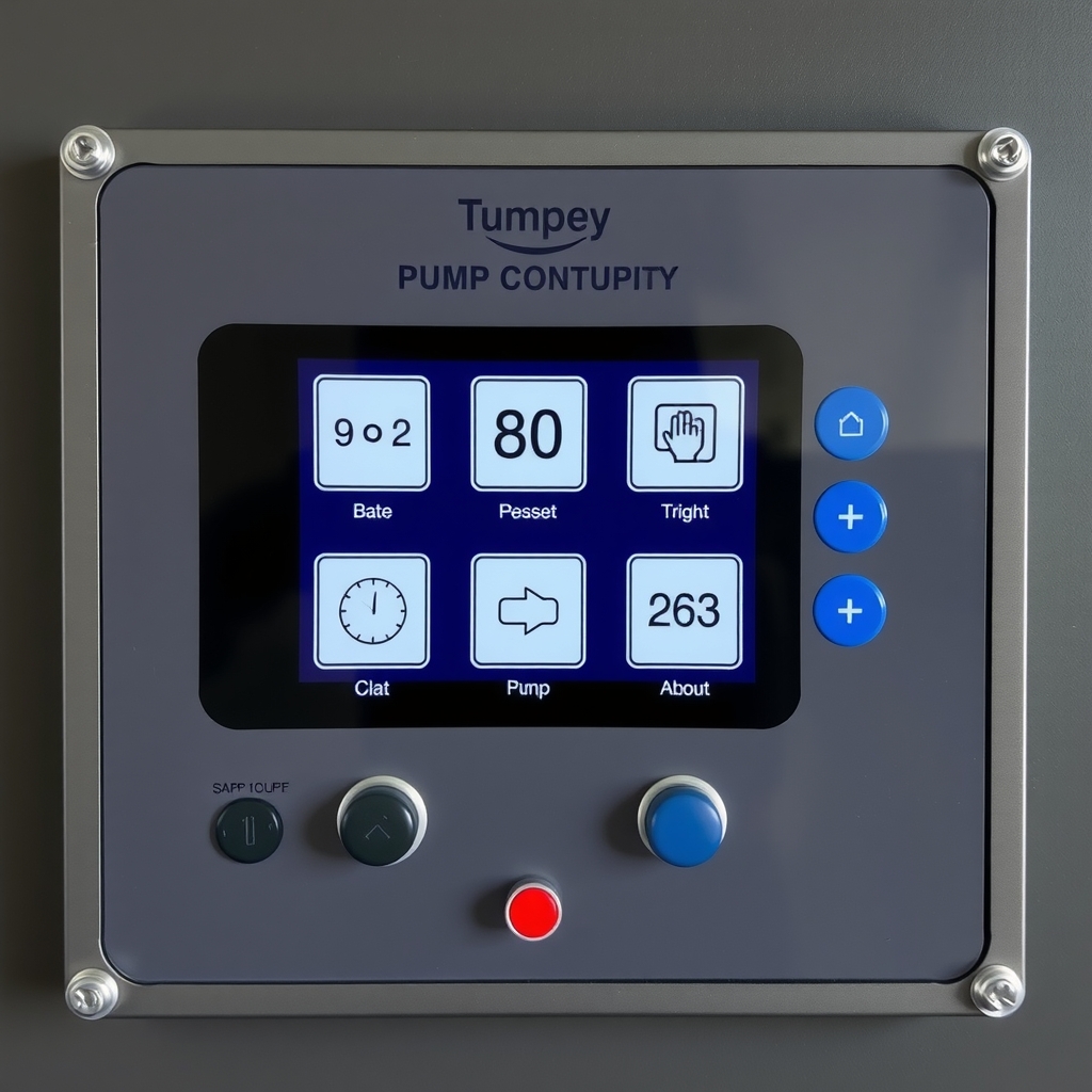 Giao diện HMI điều khiển bơm 