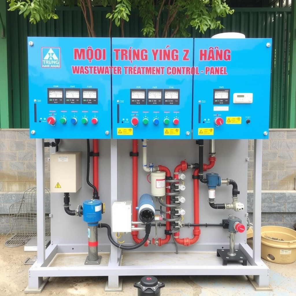 Tủ điện xử lý nước thải của Môi Trường Đông Nam Bộ 